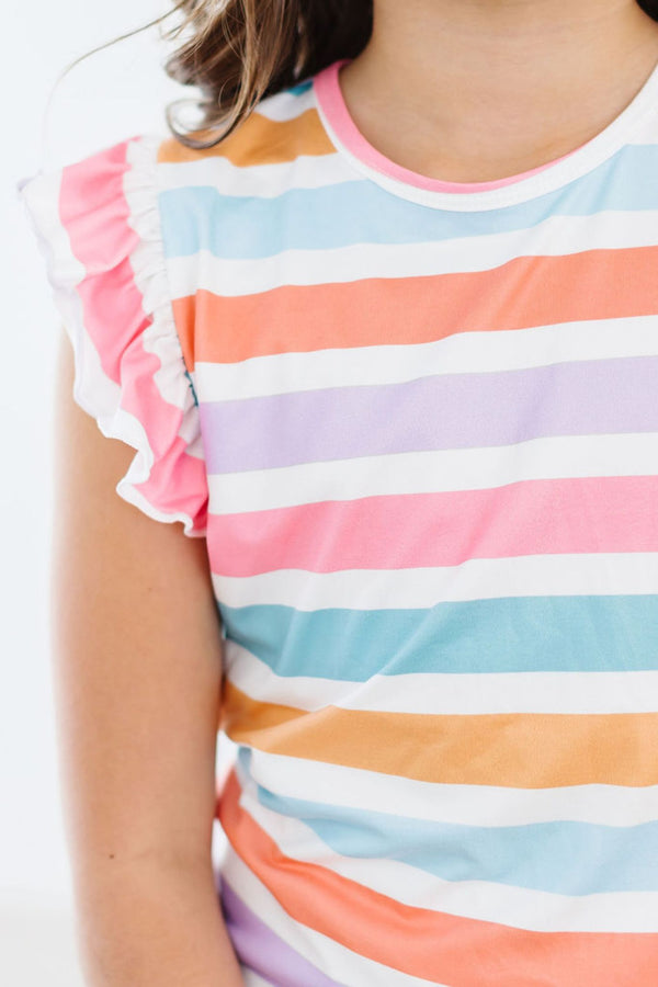 spring-stripes-s-s-ruffle-tee Mila &  Rose - Sophia's Style-Spring Stripes S/S Ruffle Tee-6-12M--1